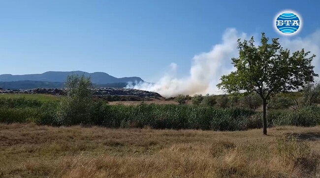 Пожар е възникнал на сметището край Вишеград