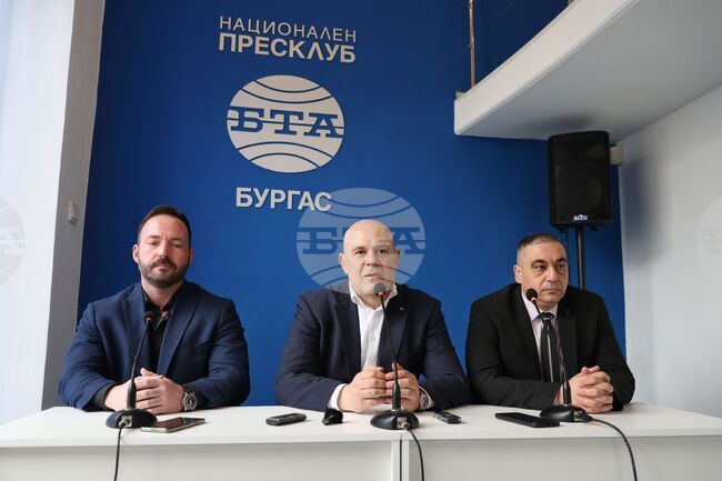 Национален пресклуб на БТА - Бургас - Иван Гешев - пресконференция