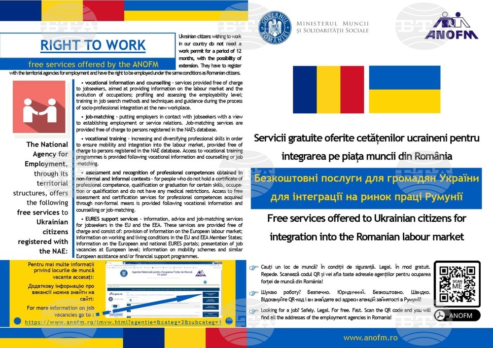 Над 6400 украински граждани работят с трудови договори в Румъния