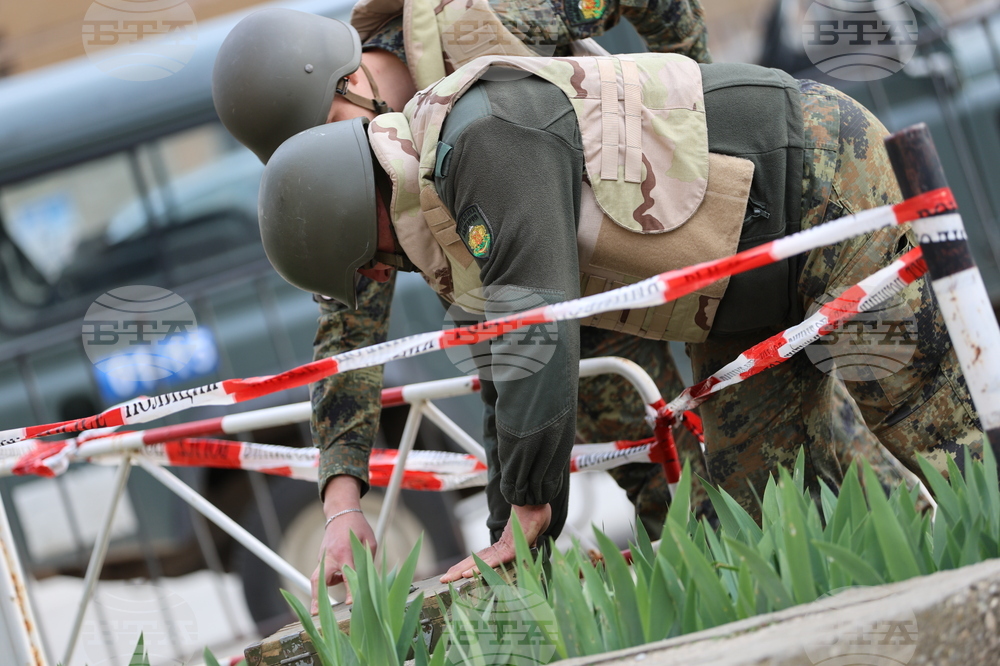 Благоевград - открита ръчна граната