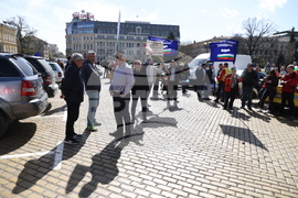 Протестно шествие - синдикат „Защита“