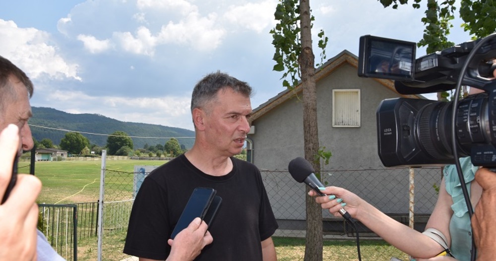 Депутатът от коалиция „Морамо“ Александър Йованович Чута посети община Босилеград