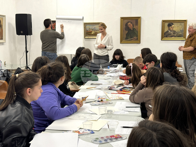 Казанлък - училище за карикатура