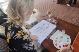 Република Северна Македония -  "В света на изкуството и виното" - работилница