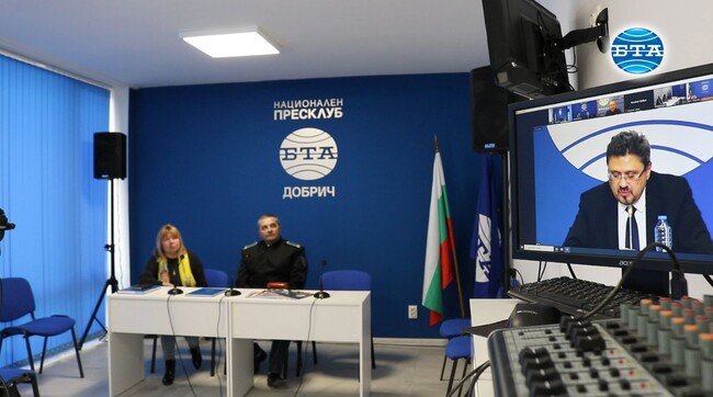 Виртуална изложба "75 години НАТО и 20 години България в НАТО" бе открита и в пресклуба на БТА в Добрич