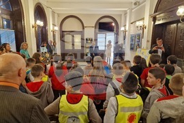 Българска акадамия на науките - ученици - изложба