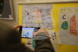 Българска акадамия на науките - ученици - изложба