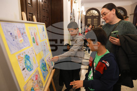 Българска акадамия на науките - ученици - изложба