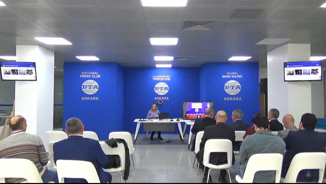 Представяне на изложбата "75 години НАТО и 20 години България в НАТО" и дискусия с гости в националния пресклуб на БТА в Анкара