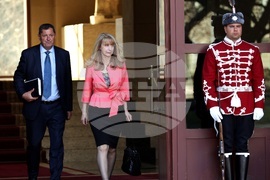 Президент - Тошко Тодоров - Горица Грънчарова-Кожарева - среща