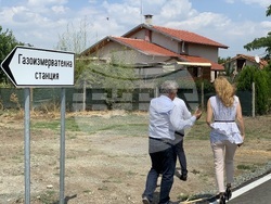 Снимка: Пресцентър МРРБ - Път към ГИС 2, изграден с отклонение от ПУП