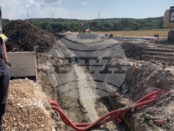 Снимка: Пресцентър МРРБ - Диспечерски център, с. Стамболийски - канал в строителство