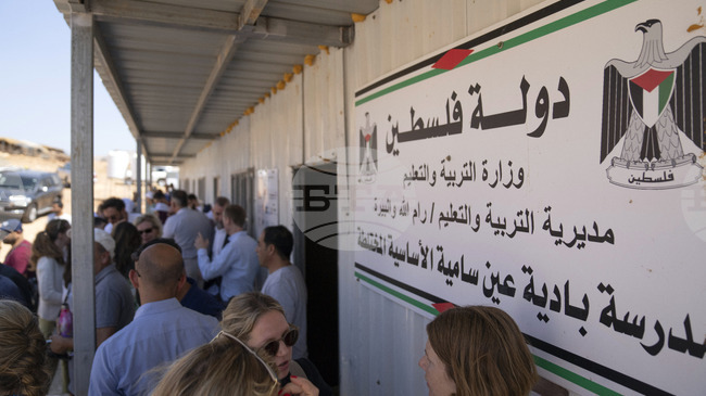 Еврейски заселници подпалиха училищна стая на Западния бряг