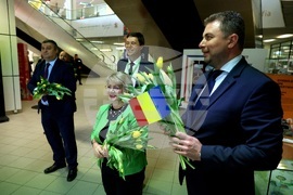 Летище София- първи полет от Букурещ