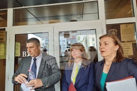 Перник - брифинг - Павел Млеканов - Аделина Алексиева - Албена Стоилова