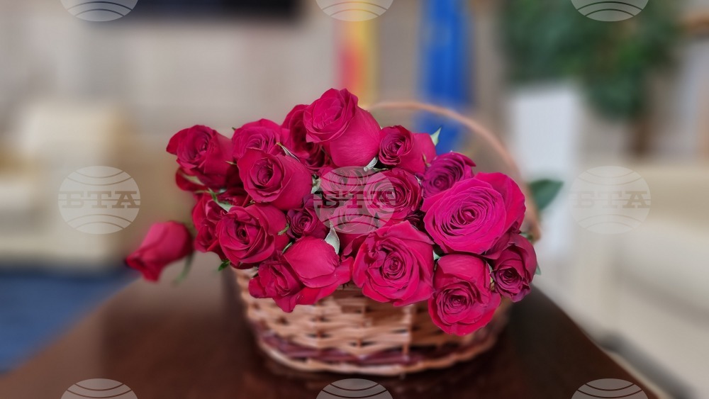 Гранични полицаи подариха цветя на дами, минаващи през различни контролно-пропускателни пунктове в страната