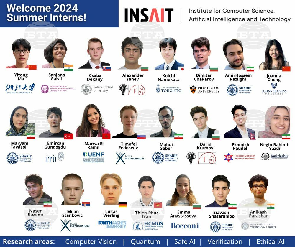 Students from 56 Countries Apply for Summer Internship at Bulgarian Institute INSAIT