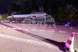 Магистрала  - автобус  - катастрофа 