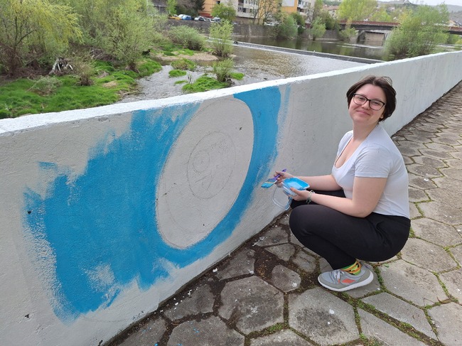 Община Ловеч: Започна преобразяването на стената на Алеята на космонавтите