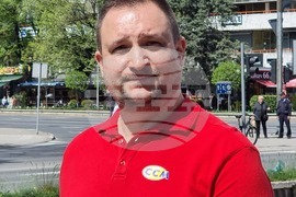 Република Северна Македония - Съюз на синдикатите - протест