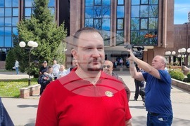 Република Северна Македония - Съюз на синдикатите - протест