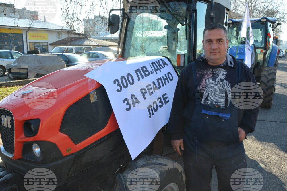 Харманли - лозари - протест