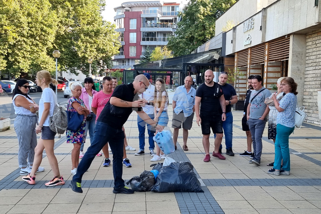 Кърджали - протест - смет