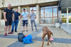 Кърджали - протест - смет