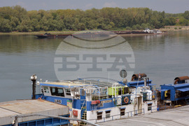 Русе - река Дунав - ниско ниво