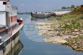 Русе - река Дунав - ниско ниво
