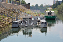 Русе - река Дунав - ниско ниво