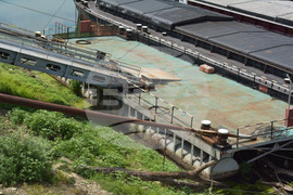 Русе - река Дунав - ниско ниво