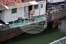 Русе - река Дунав - ниско ниво