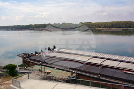 Русе - река Дунав - ниско ниво