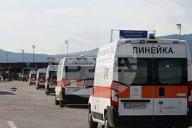 Калотина - катастрофа - пострадали деца - транспортиране