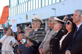 Варна - Научноизследователски кораб "Св. св. Кирил и Методии" (НИК 421) - посрещане