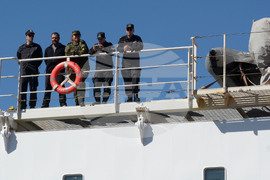 Варна - Научноизследователски кораб "Св. св. Кирил и Методии" (НИК 421) - посрещане