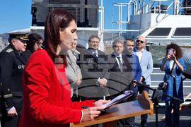 Варна - Научноизследователски кораб "Св. св. Кирил и Методии" (НИК 421) - посрещане