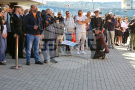 Варна - Научноизследователски кораб "Св. св. Кирил и Методии" (НИК 421) - посрещане