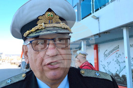 Варна - Научноизследователски кораб "Св. св. Кирил и Методии" (НИК 421) - посрещане