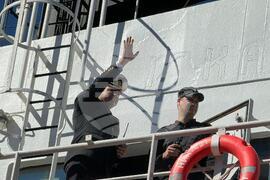 Варна - Научноизследователски кораб "Св. св. Кирил и Методии" (НИК 421) - завръщане