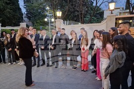 Подгорица - Илияна Йотова - среща с ученици