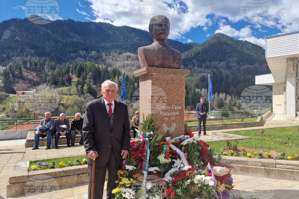 Смолян - Георги Сава Раковски - бюст-паметник - откриване