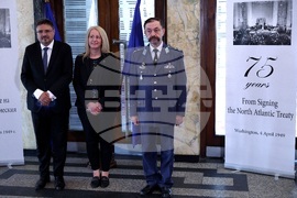 Военна академия - изложба на БТА „75 години НАТО и 20 години България в НАТО” - откриване