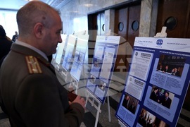 Военна академия - изложба на БТА „75 години НАТО и 20 години България в НАТО” - откриване