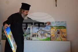 Банско - отец Костадин Калайджиев - картини