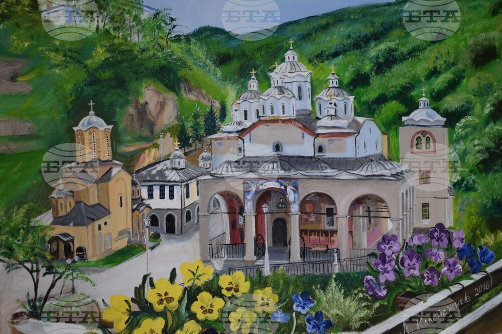 Банско - отец Костадин Калайджиев - картини