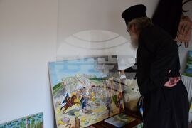 Банско - отец Костадин Калайджиев - картини