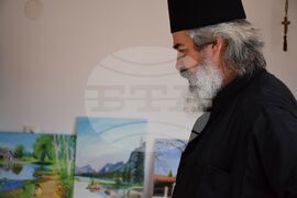 Банско - отец Костадин Калайджиев - картини