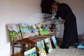 Банско - отец Костадин Калайджиев - картини